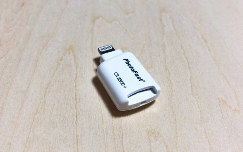 【ウラチェックレビュー】PHOTO FAST カードリーダー PhotoFast Cardreader CR-8800|iPhoneで外部データを読み書きできるmicroSDリーダーの紹介