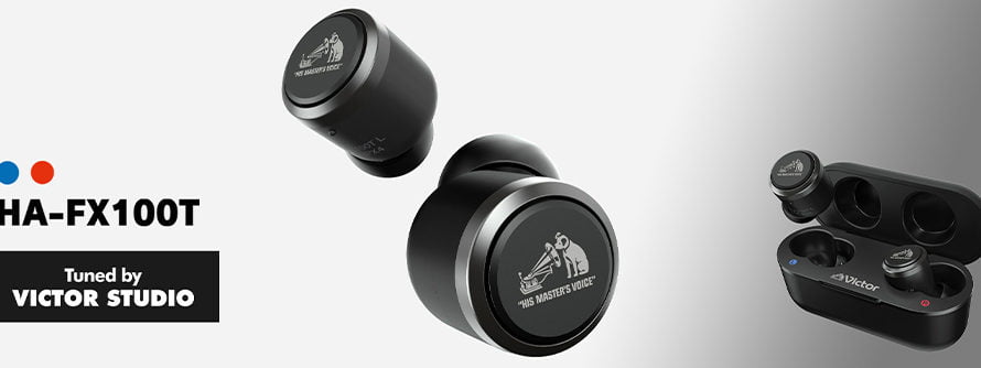 【新商品】小型・軽量のボディながら、ゆとりのある低音とワイドレンジな音を実現した完全ワイヤレスイヤホン「HA‐FX100T」が発売