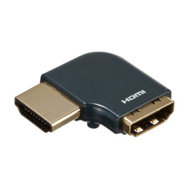 【新商品】HDMI機器裏側のケーブル配線をスッキリさせるHDMI L型アングルアダプタが発売