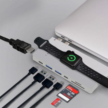 【クラウドファンディング】ワイヤレス充電対応のMacBook専用 8in1高速USB-Cマルチポートハブがクラウドファンディング中