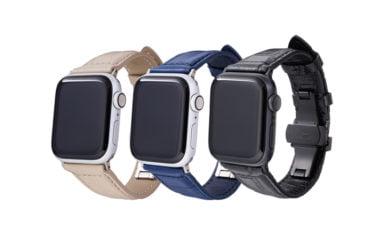 【新商品】GRAMASから色付けやコーティングにこだわった オリジナル クロコ型押しレザー使用 Apple Watch Bandが発売