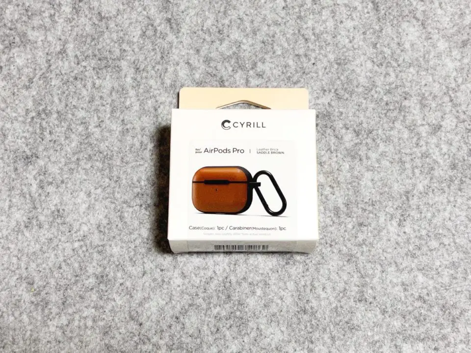 ウラチェックレビュー】CYRILL by Spigen レザーブリック AirPods Pro