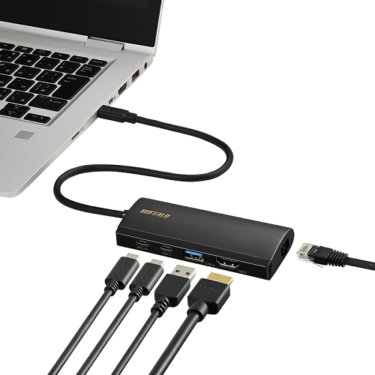 【新商品】USB PD(USB Power Delivery)対応、ノートパソコンを充電しながら周辺機器をまとめて接続できるドッキングステーション「LUD-U3-CGHDシリーズ」が発売