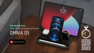 【クラウドファンディング】5台のmobile(iPhone・iPad・AirPods・Apple Watch・Apple Pencil)を 同時に充電できる5in1ワイヤレス充電ステーションがクラウドファンディング中