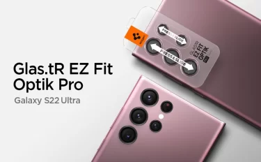 【新商品】Galaxy S22 Ultra専用4色展開のカメラフィルム「EZ Fit – Optik Pro」が発売
