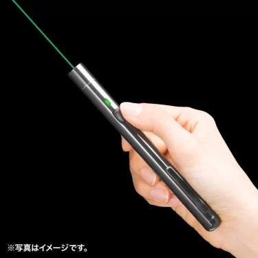 【新商品】 照射サイズを最大4倍まで調整できるエメラルドグリーンレーザーポインターが発売