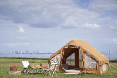 【クラウドファンディング】たった60秒でテント設営できる次世代型テント　 FUTURE STYLE Air Tent(フューチャースタイルエアーテント)がクラウドファンディング中