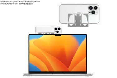 【新商品】iPhoneをMacのWebカメラとして使う連係カメラためのMacBook用アタッチメント「Elephant Card（エレファントカード）」が発売