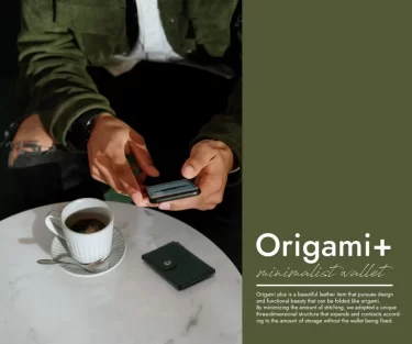 【クラウドファンディング】折って作るミニマリストウォレット 「オリガミプラス Origami+」がクラウドファンディング中
