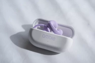 【新商品】耳をふさがない ながら聴き イヤホンambie AM-TW01「Lavender」が発売