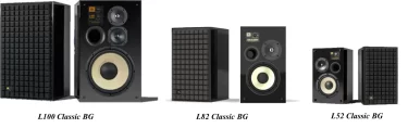 【新商品】世界的ヒットモデルJBL L-Classicシリーズに豪華な意匠と最新装備を施した限定生産モデルが追加ラインアップ　「JBL L-Classic Series Black Edition」が発売