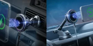 【新商品】急速充電×冷却機能搭載、Qi2正規認証の車載スマホホルダーが発売
